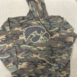 Iowa Hawkeyes Woodland Camo Hoodie